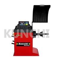 Équipement de garage Liaoning Kunchi, équilibreuse de roues portable, machine d'équilibrage des pneus