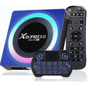 2025 X88PRO 13 <strong>Android</strong> <strong>TV</strong> <strong>Box</strong> 4GB 64GB RK3528 <strong>Quad</strong>-<strong>core</strong> 4K 6K 8K WiFi 6 Dual-WiFi 2.4/5.8G BT5.0 Ethernet 3D-<strong>Android</strong> Set-Top <strong>Box</strong>