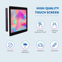 Panel PC Tangguh 10.1 Inci IP65 Layar Sentuh Kapasitif USB Resolusi 1280x800 250cd/m Industri Bisnis Baru