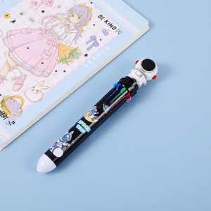 Kids Stationery <b>Cheap</b> Wholesale Beautiful Animal Cartoon Shaped Silicone Multicolor Ballpoint <b>Pen</b> 10 Color <b>Pen</b> - Product Image 4