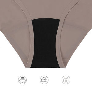 Culottes menstruelles post-partum lavables écologiques Hygieia, vente en gros, flux abondant de nuit, sous-vêtements de règles sans couture pour adolescentes - Product Image 4