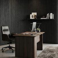 Panneau acoustique flexible courbé, lamelles en bois pliables, revêtement mural insonorisant, panneaux d'absorption acoustique intérieurs pour studio