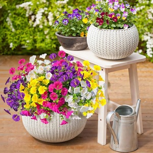 Guirlandes artificielles de fleurs de gypsophile Chao Qi en plastique et soie, bouquet blanc, jaune, rouge, violet, rose, décoration de mariage, utilisation en extérieur - Product Image 4