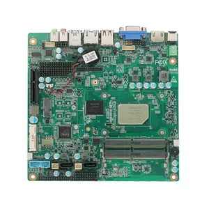 Piesia J6412/X6413E/J6413 Industrial Motherboard 2*Lan 6*Com VGA M.2 LVDS/EDP Embedded Mini-ITX Motherboard With WIFI/4G TPM2.0
