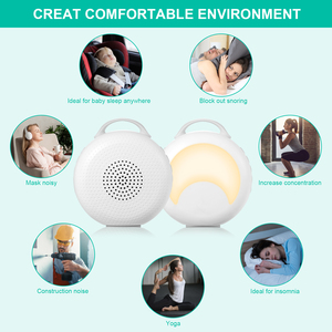 Nuova macchina del suono luce notturna portatile 30 suoni rilassanti aiuto per il sonno registrazione macchina del rumore bianco vendita calda - Product Image 3