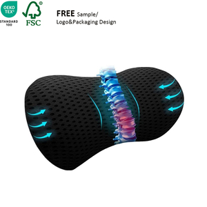 Cojín Lumbar de Malla Personalizable, Alivia el Estrés, Espuma Viscoelástica Ergonómica, Transpirable, Antibacteriano, Respaldo Ecológico para la Cintura - Product Image 1