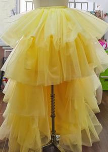 Jupes longues en <span class=keywords><strong>tulle</strong></span> à volants pour femmes, taille élastique, <span class=keywords><strong>jupon</strong></span> bouffant, jupe longue en <span class=keywords><strong>tulle</strong></span>, jupe maxi pour femmes, taille unique - Product Image 2