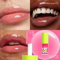Huile à lèvres personnalisée changeant de couleur à l'huile de jojoba, au collagène, à l'acide hyaluronique et à la vitamine C, hydratante longue durée, anti-rides et anti-âge