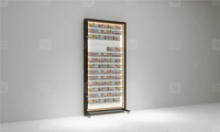 Vitrine de Collection Personnalisée à Cadre Métallique pour Cartes de Jeu et Cartes de Sport en Acrylique avec Lumières LED