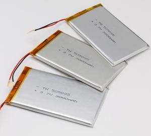 505095 de 3000mah 3,7 v máquina rectangular de polímero de litio de la batería de iones de las células paquete con conector - Product Image 3