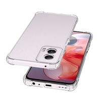 Étui de téléphone transparent antichoc avec cordon pour MOTO G Power 5G 2024 avec airbag TPU pour le modèle G64
