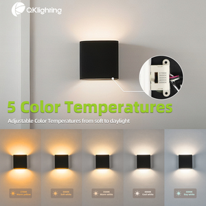 Lámpara <span class=keywords><strong>de</strong></span> Pared Exterior Negra con Iluminación <span class=keywords><strong>de</strong></span> 2 Lados, Certificación ETL FCC, Lámpara <span class=keywords><strong>de</strong></span> Pared Exterior <span class=keywords><strong>de</strong></span> Aluminio, Linterna <span class=keywords><strong>para</strong></span> Garaje, Lámpara <span class=keywords><strong>para</strong></span> <span class=keywords><strong>Casa</strong></span> - Product Image 3