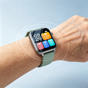 Montre connectée tout-en-un <span class=keywords><strong>A80</strong></span> avec localisateur GPS en temps réel, appels bidirectionnels, surveillance de la santé, bracelet intelligent sportif étanche - Product Image 1