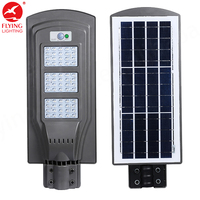 Meilleures ventes Alibaba Lampadaires solaires LED intégrés pour route Options 20W/40W/60W Certifiés CE/ROHS Indice de protection IP65 Garantie 2 ans