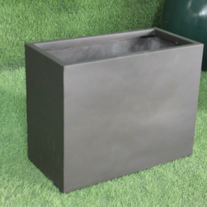 Maceta Moderna Cuadrada de FRP para Piso, Tallada a Mano, Duradera, Ligera, para Jardín Exterior, para Plantas Verdes - Product Image 1