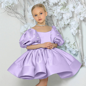 Nuevo Vestido <span class=keywords><strong>de</strong></span> Fiesta Largo Rojo <span class=keywords><strong>de</strong></span> Satén con Cuello Redondo y Cuentas <span class=keywords><strong>para</strong></span> Niñas, Estilo Princesa, Ideal <span class=keywords><strong>para</strong></span> Bodas y Fiestas <span class=keywords><strong>de</strong></span> Damas <span class=keywords><strong>de</strong></span> Honor - Product Image 3