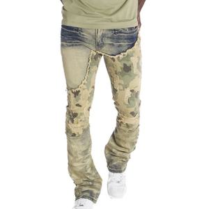 Nuevo Diseño de Pantalones Vaqueros para Hombre, Estilo Desgastado, Lavado con Efecto Sucio - Product Image 3