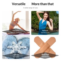 Fil à coudre en chenille polyester 300D écologique à faible élasticité, coloré, pour la finition de costumes et l'overlock