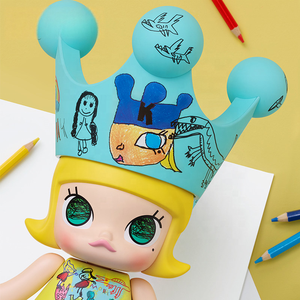 Vente en gros – Figurines POPMART MEGA <span class=keywords><strong>ROYAL</strong></span> MOLLY 400% de la série Enfantin, 100 % originales et authentiques, en PVC/ABS, jouets décoratifs tendance, cadeau - Product Image 5