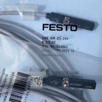 Sensor de Proximidad Original FESTO SME-8M-DS-24V-K-5.0-0E 543863, Interruptor Magnético, Interruptor de Inducción Magnética para Cilindro
