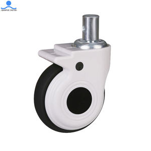 Haste de fio giratória, plástico tpr 3 4 5 polegadas durável com freio médico <span class=keywords><strong>castor</strong></span> rodas de cama do hospital - Product Image 2