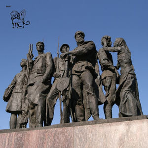 Escultura Metálica de Combate Personalizada BLVE para Decoración Exterior, Estatua de Guerrero de Tamaño Real en Bronce Fundido - Product Image 6