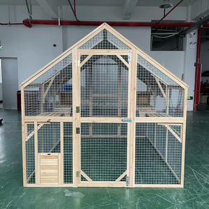 Casetta per Gatti in Legno Extra Large da Esterno con Recinto - Product Image 2