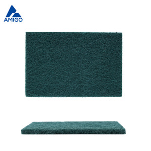 Éponge de nettoyage Amigo, rectangulaire verte, pour cuisine, brosse à vaisselle, éponge à récurer les casseroles, 6 à 8 pièces - Product Image 2