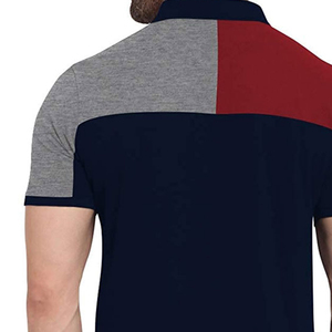 Camiseta de Hombre de Última Moda, Tejida, 100% Algodón, Bordada, de Manga Corta, con Logotipo Personalizado, de Secado Rápido, Lisa - Product Image 3