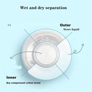 神奇的推推式清洁湿巾/纸巾-100% 人造丝粘胶无纺布，压缩湿巾，方便您在旅途中轻松卫生 - Product Image 4