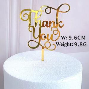 ท็อป<span class=keywords><strong>เ</strong></span>ปอร์<span class=keywords><strong>เ</strong></span>ค้กอะคริลิคเกรดพรี<span class=keywords><strong>เ</strong></span>มี่ยม 'ขอบคุณ' สุขสันต์วันขอบคุณ ''รักขอบคุณ 'อุปกรณ์ตกแต่งเค้กยอดนิยม - Product Image 6