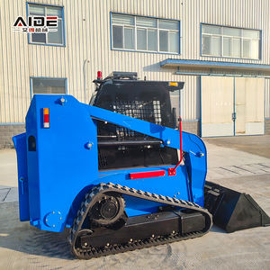 รถตักล้อยางแบบตีนตะขาบ ดีไซน์ใหม่ พร้อมเครื่องยนต์ดีเซล ระบบไฮดรอลิก จัดส่งฟรี มีจำหน่าย - Product Image 1