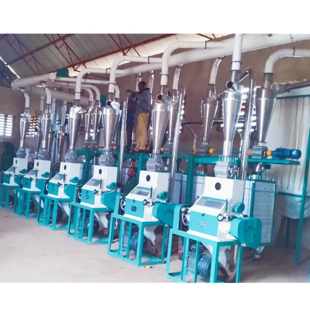 Complete 50T/24H Maize Flour Mill Corn Milling MachineためAfrica市場