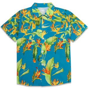<span class=keywords><strong>Vendita</strong></span> calda di moda Hawaii vacanza estiva in poliestere manica corta gratuita personalizzato sublimazione con LOGO stampato con palma camicie hawaiane - Product Image 6