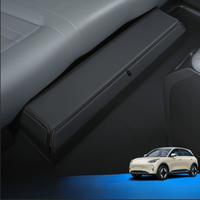 Boîte de rangement pour voiture en cuir PU pliable, imperméable, durable et de haute qualité, pour les organisateurs sous le siège de la voiture, pour Geely EX2