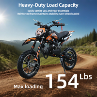 Modèle 2026 Moto tout-terrain 49cc 2 temps Mini Pit Bike 40Km/H Moto tout-terrain à essence pour enfants