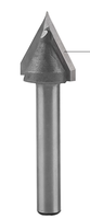 Carbure monobloc CNC V Cutter Chanfrein Bits 60 & 90 Degrés Angles 6*10 Taille Altin Revêtement Fabrication Prix OEM Personnalisable