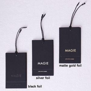 ป้ายแขวนสินค้าทำจากกระดาษสำหรับเสื้อผ้าเสื้อผ้าป้ายแขวนแบบแกว่งเป็นมิตรกับสิ่งแวดล้อม - Product Image 2