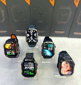 นาฬิกาอัจฉริยะ HT46 สำหรับกิจกรรมกลางแจ้ง แบตเตอรี่ขนาดใหญ่ 1200mAh หน้าจอโค้ง 2.01 นิ้ว รองรับการโทรแบบไร้สาย มาตรฐานกันน้ำ IP68 ทนทานต่อการใช้งาน - Product Image 3