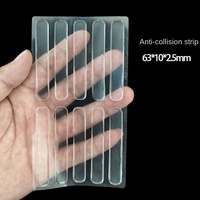 Tiroirs d'armoires de bande de Silicone Anti-Collision Transparent bon autocollant mural anti-dérapant pour tapis de Table outils de maquillage nettoyant