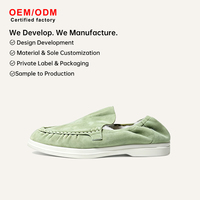 Nouvelles pantoufles mocassins tendance en daim doublées de fourrure de cachemire pour homme et femme, à enfiler, pour l'hiver, le shopping, la rue, décontractées, intérieur/extérieur, OEM