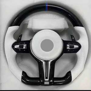 Volante de Coche Modificado M Performance de Carbono Forjado y Alcántara para BMW F10 F20 F22 F30 F40 - Product Image 5