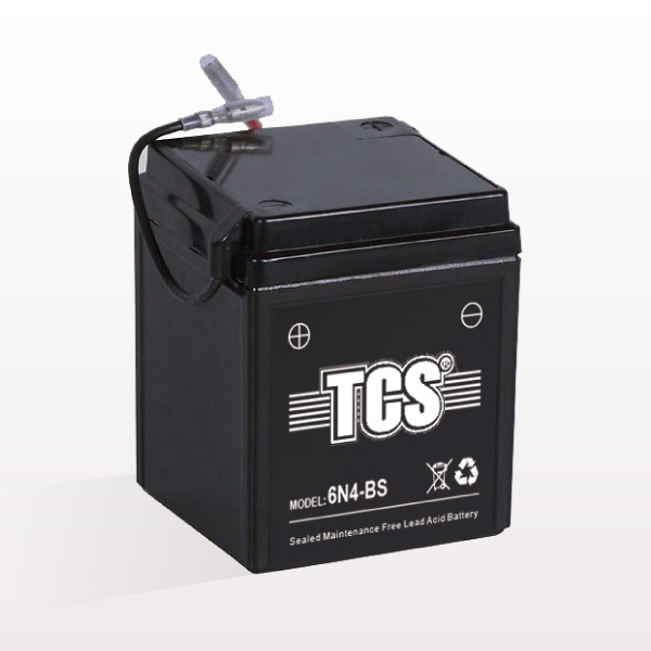 TCS 6N4-BS 6V4Ah Sealed Lead Acid Battery Motorcycle Battery Lead Acid Battery