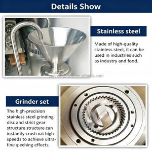 YN Multi-function Colloid Mill Sesame Bean <b>Paste</b> Nut Processing Machine Pistachio <b>Grinding</b> Line Peanut Butter Making Machine - Product Image 3