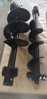 Tarière hydraulique pour excavatrice, composants de tarière pour creuser des trous dans la terre, perceuse à trous dans le sol avec forets diamantés
