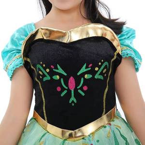 Costume de princesse pour enfants, robe de fête de carnaval pour filles Anna, vente chaude HP - Product Image 5