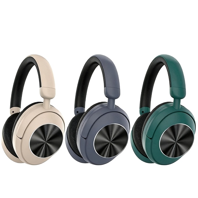 Premium Wireless Over-Ear Headphones, HiFi Stereo Sound with Deep Bass, Active Noise Cancelling,Foldable Design for Travel