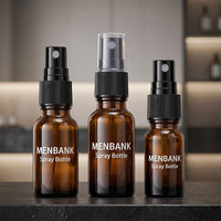 Flacon compte-gouttes en verre ambré de luxe avec boîte, 15 ml, 30 ml, 50 ml, 0,7 oz, 1 oz, protection UV résistante aux enfants, emballage pour huiles essentielles
