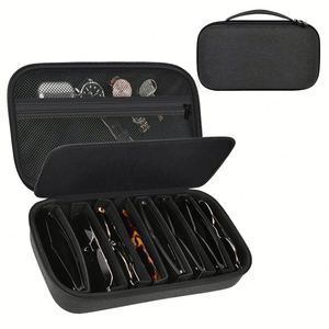 Travel <b>Sunglass</b> Organizer <b>Case</b> for 8 Pairs Polarized <b>Sunglasses</b> Storage Box for Multi-style Dressers - Product Image 1