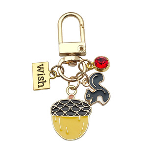 Squirrel And Pine Cone <b>Keychain</b> Zinc Alloy Fashion Jewelry Accessory <b>Personal</b> Gift - Product Image 4
